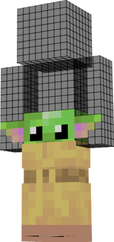Grogu minecraft skin