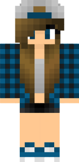 Girl Brown Haired Tomboy Skater