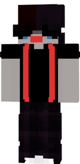 clown boy red purple