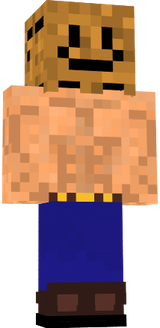 cardboard man