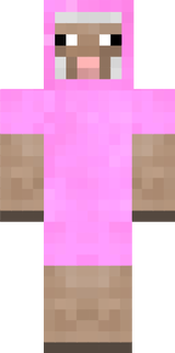 pink sheep skin