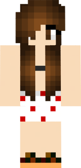Edited Tomboy Girl Brown Hair Underwear Shorts