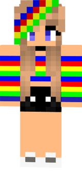 rainbow girl