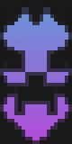 purple blue faded creeper