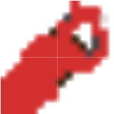 red nametag