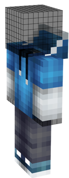 Blue Hoodie Template