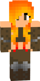 Fire girl barbarian