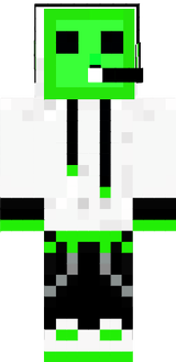 Slime vert avec un micro