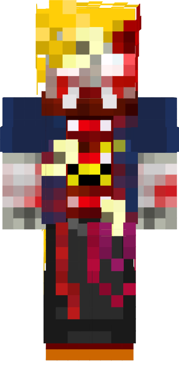 Preview of texture: Zombie GoKu(skin 64x64,BOSS)