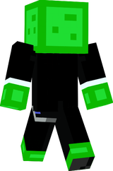 Blob in suit