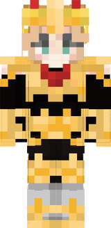 girl gold armor