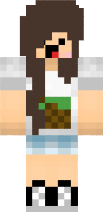 Preview of texture: Skin feminina com um bloco na camisa