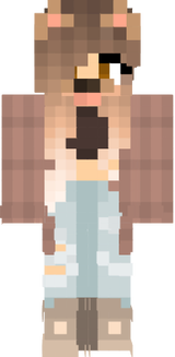 Dog girl Skin Minecraft