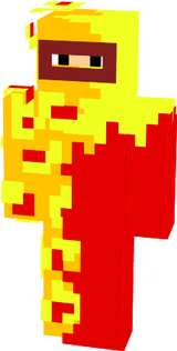 Lava Half Fire Ninja