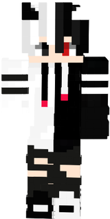 demon black white