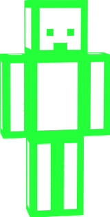 green glowing dude