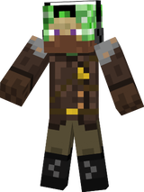 O Guerreiro com touca de creeper