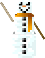Happy snow man