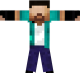 XDJames closed eyes (Mine-Imator)