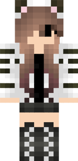menina sem olho para rig de minecraft