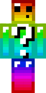 rainbow lucky block man