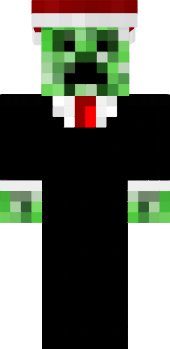 Preview of texture: новогодний крипер в костюме 