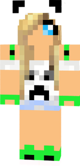 cute creeper blonde girl