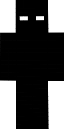 Preview of texture: black skin in minecraft