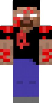 Preview of texture: Bloody Herobrine