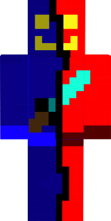 blue and red