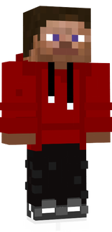 steve sudadera roja