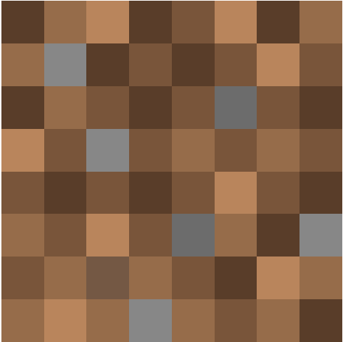 Preview of texture: dirt side 8 bit