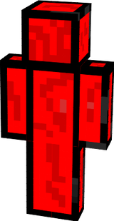 Glowing obsidian skin