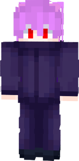 Satoru pink hair red eyes