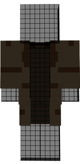 A darkish-brown trench coat.