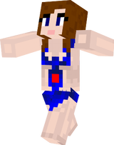 Improved blue bikini