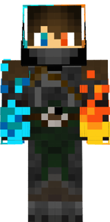 fire-ice man armor