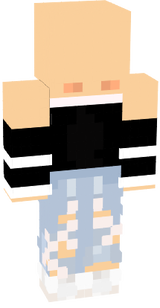 Skin sem olho e cabelo