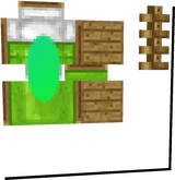 green bed