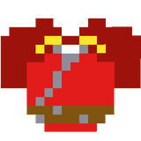 Red ninja tunic