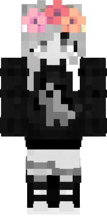 Preview of texture: sad girl with rainbow flower crown