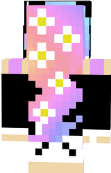 flower cute cat girl