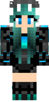 Improved dragon girl with glow