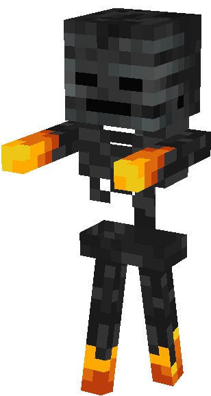 Preview of texture: Blazing Wither Skeleton
