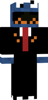 cookie in a suit
