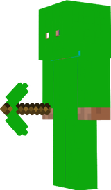 crazy green armer dude