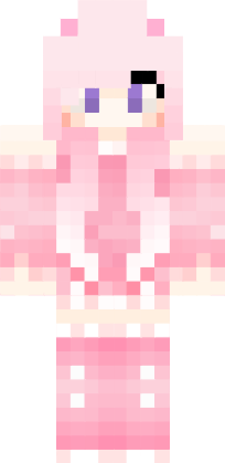 Preview of texture: Pink Kawaii Arctic Fox Girl