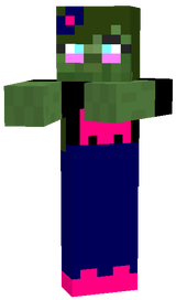 Craftronix Zombie girl Monster School
