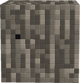 Block Acacia Croc Blanc