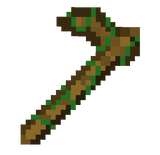 wooden hoe